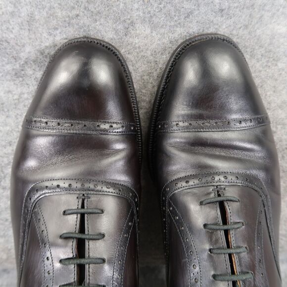 Church's Shoes Mens 9 Oxford Custom Grade Brogue Cap Toe Handcrafted Leather - Picture 8 of 16